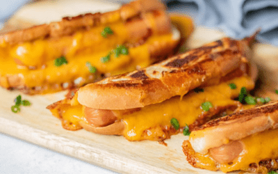 Air Fryer Grilled Cheese Hot Dogs Recipe