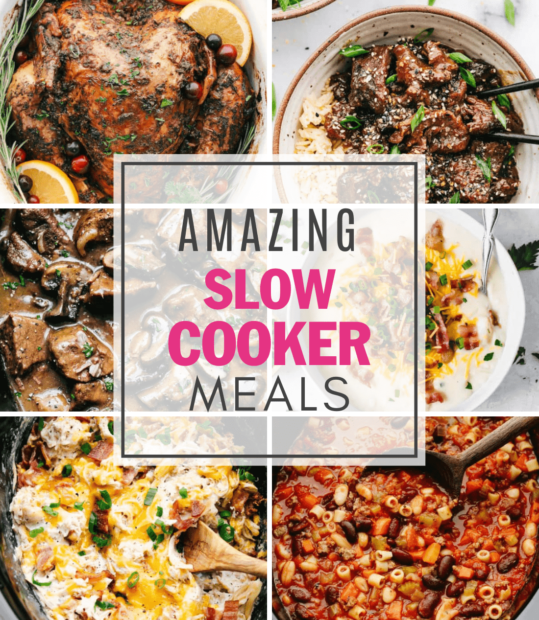 Amazing Slow Cooker Meals