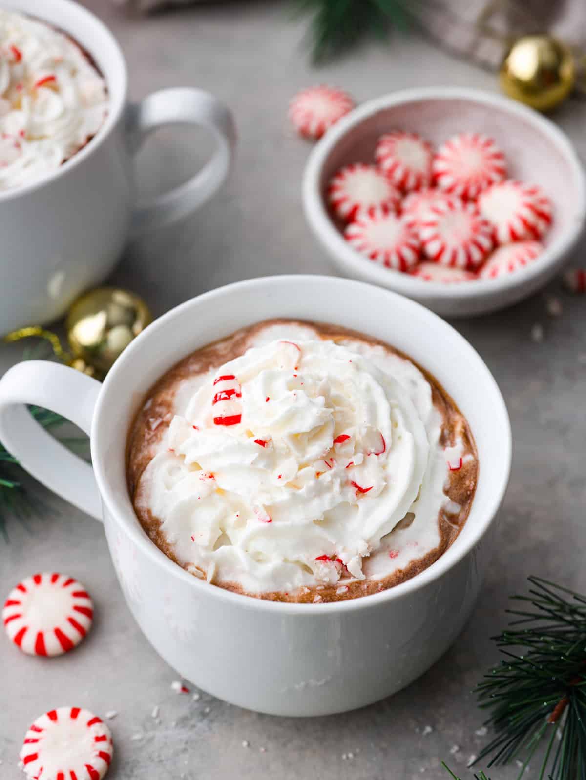 Peppermint Hot Chocolate