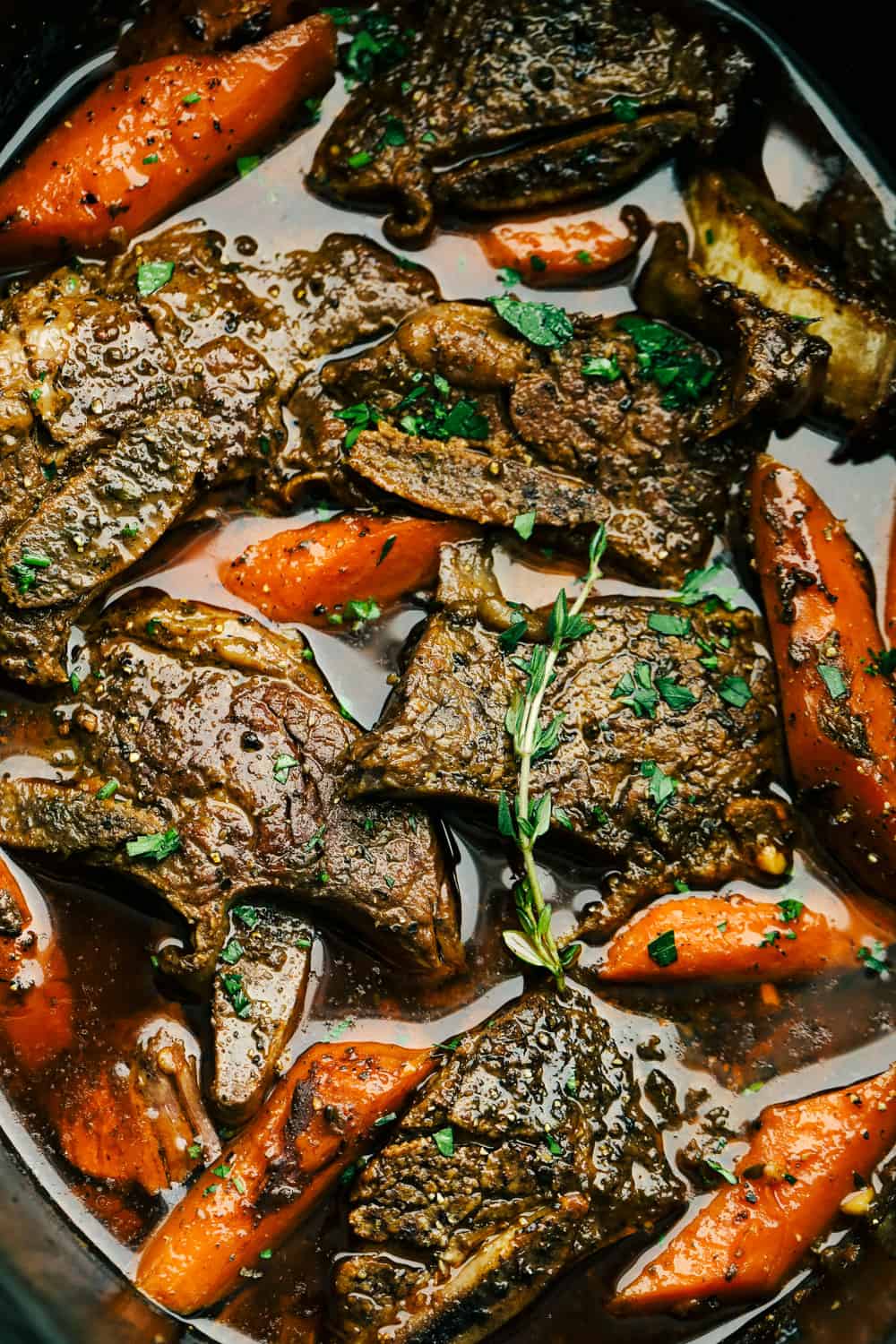 Fall off the Bone Slow Cooker Short Ribs