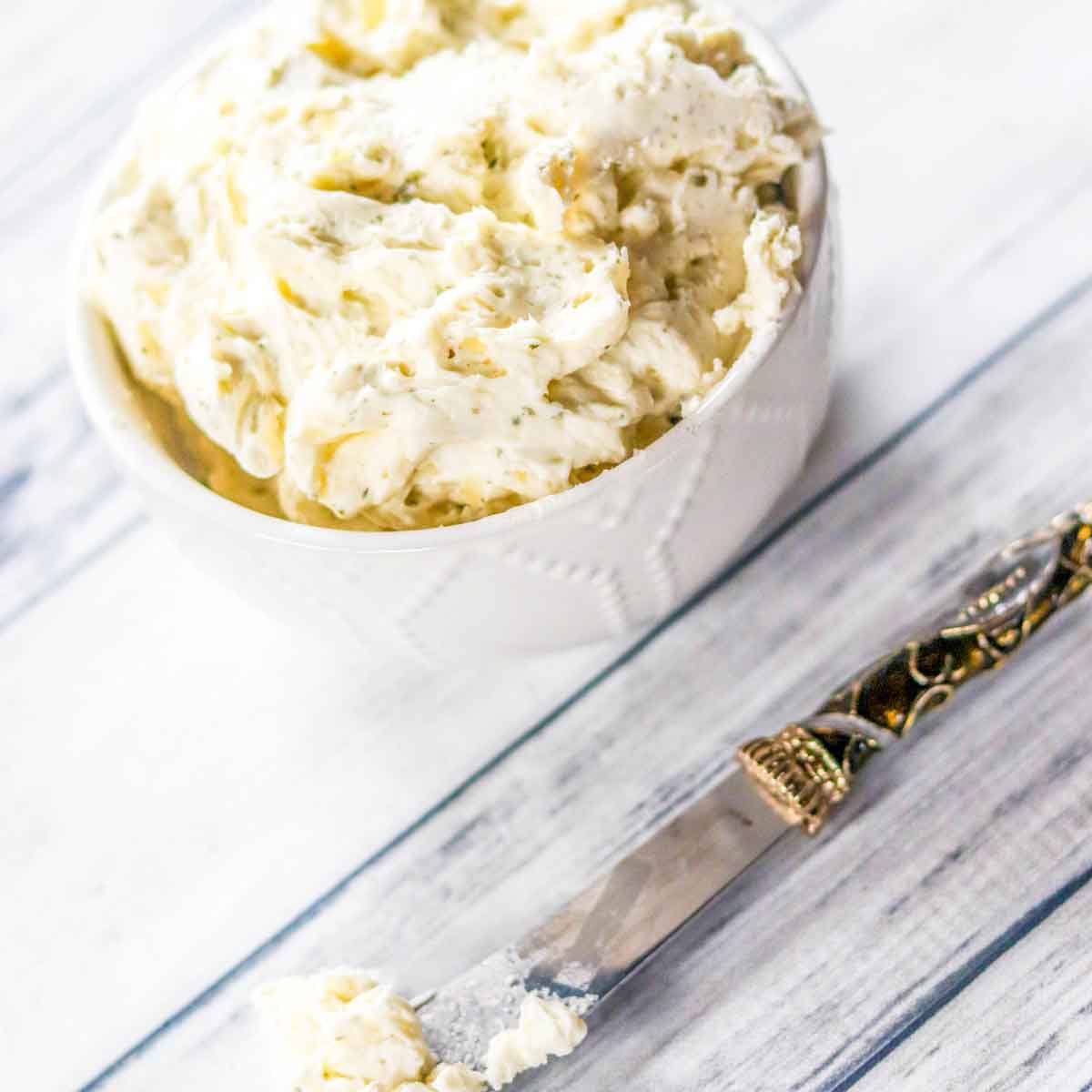 Homemade Whipped Garlic Butter