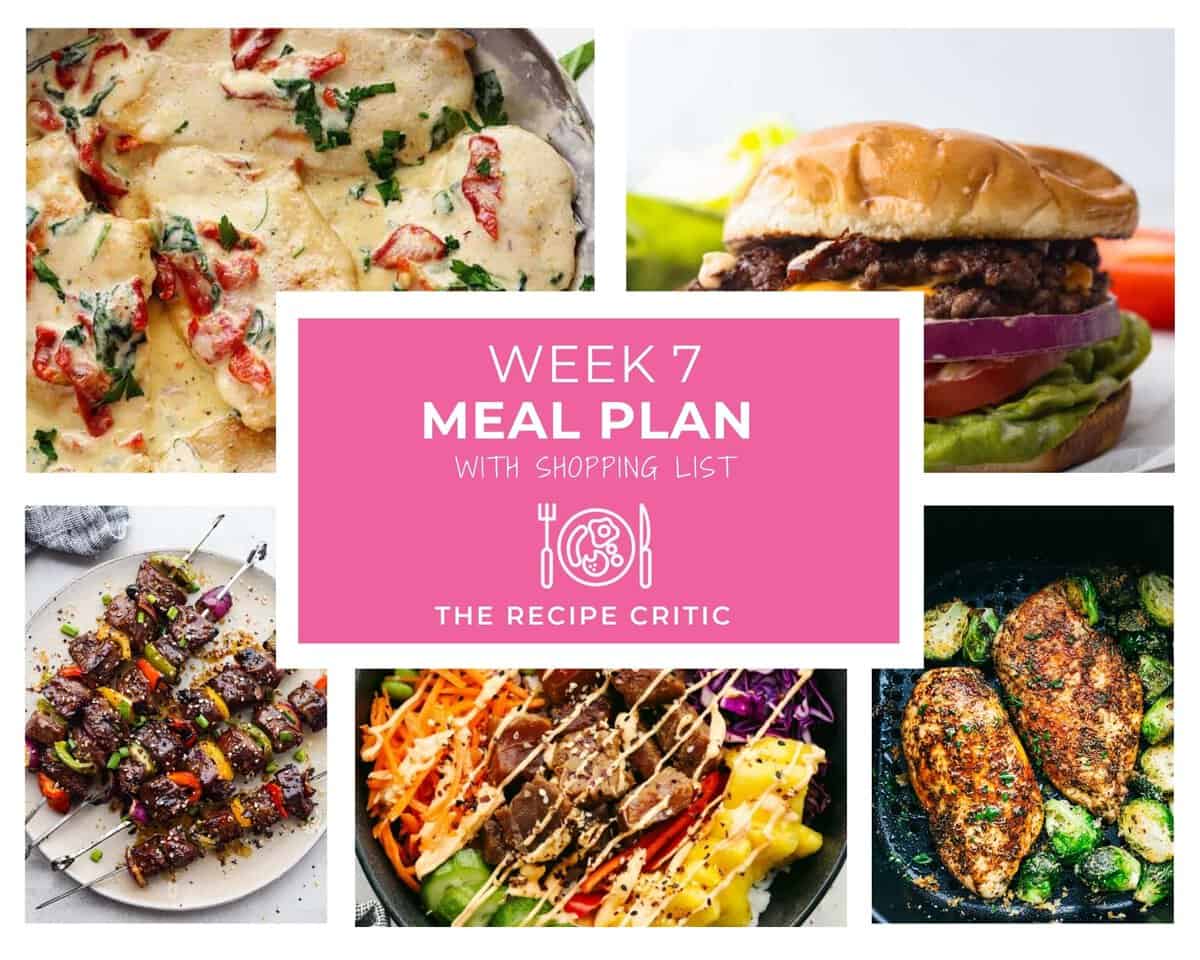 Weekly Meal Plan #7