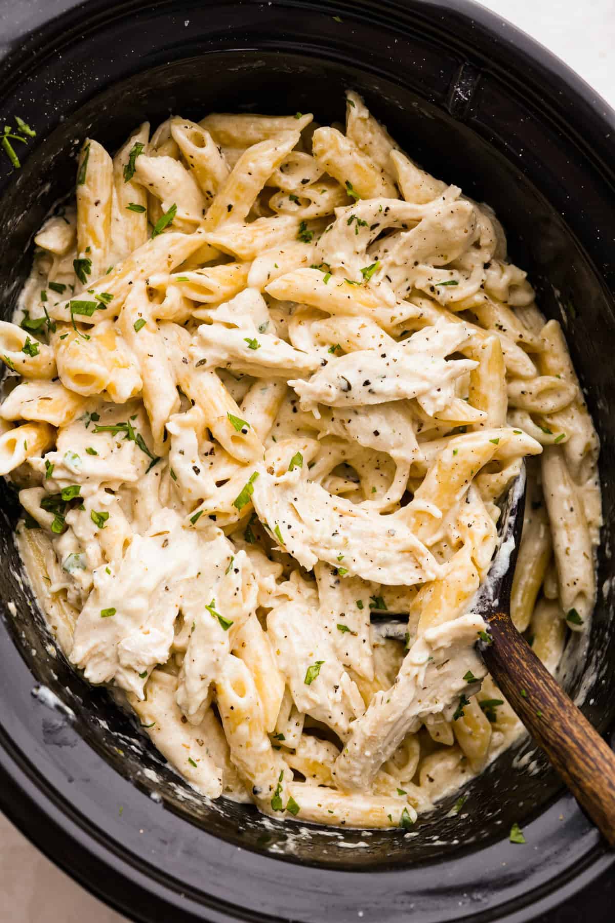 Crockpot Chicken Alfredo