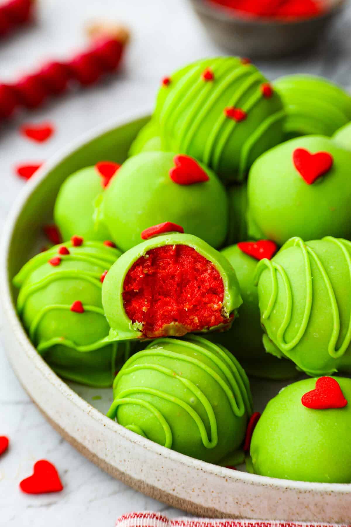 Grinch Oreo Balls