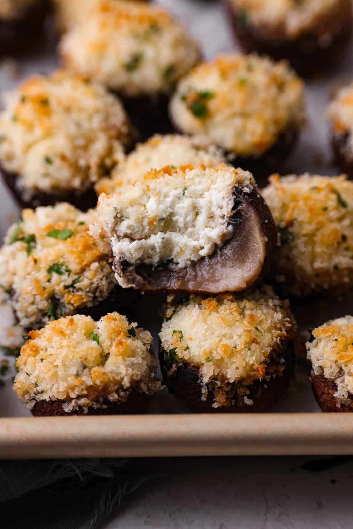 Boursin Stuffed Mushrooms