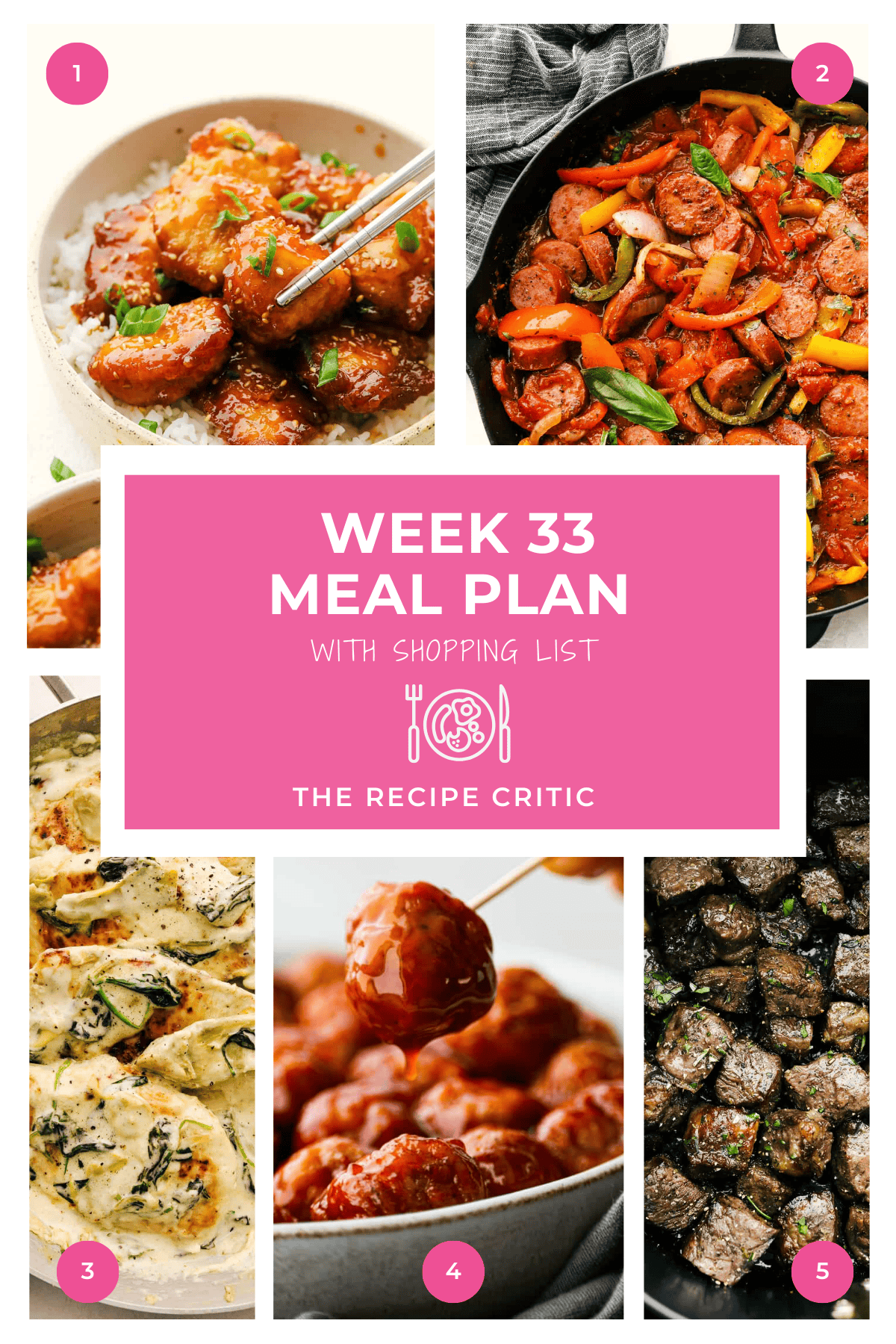 Weekly Meal Plan #33